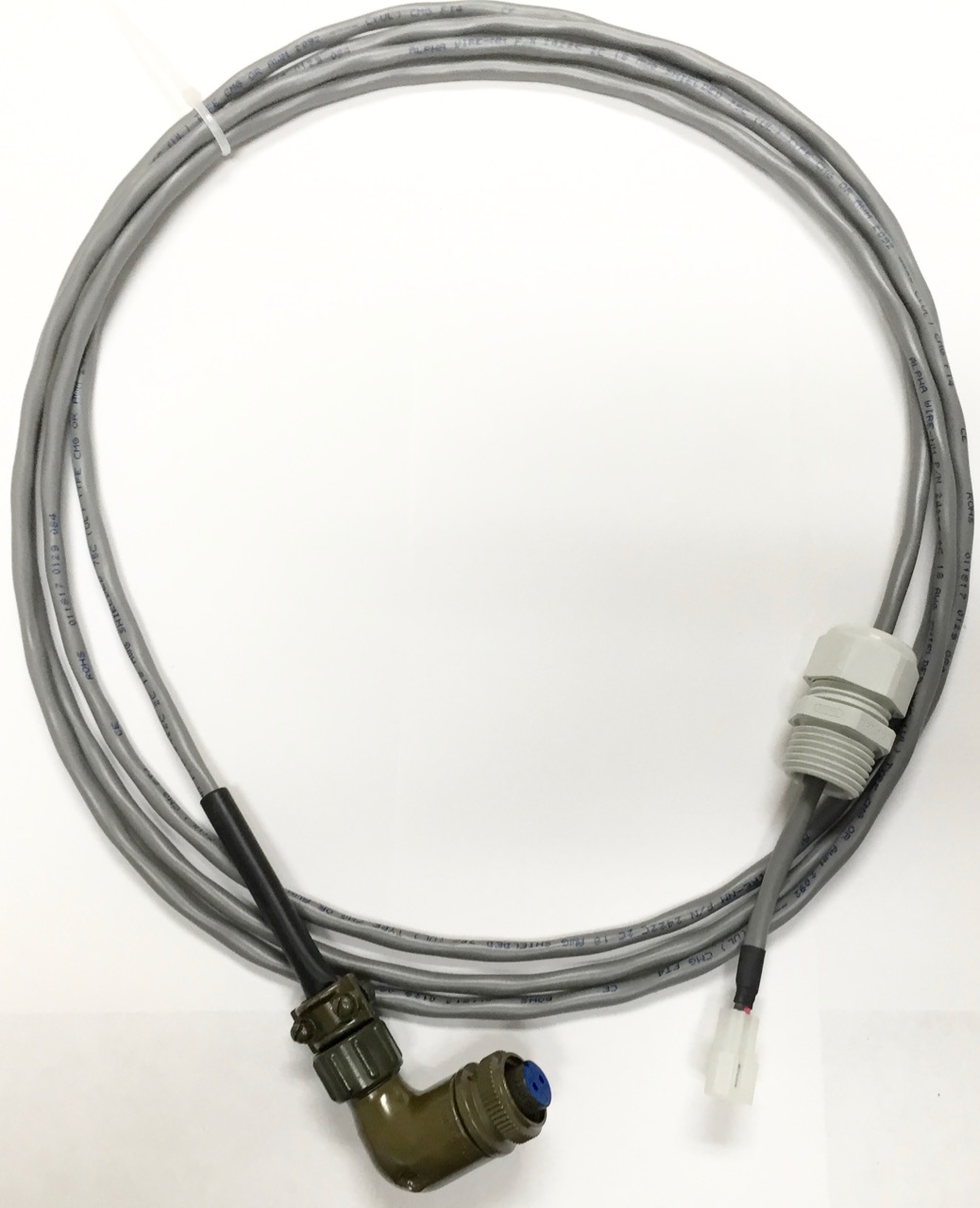 TI 10' Cable Assembly with 90º Amphenol Connector (10354-01/10)