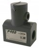 Plastic Vortex Shedding Flow Rate Transmitter3/8" - 2" Vortex Shedding Flowmeter for 6 - 200 GPM Chemicals/Corrosives/Water Transmitter (P420)