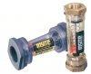 1/2" - 1 1/2" Variable Area Transparent Flowmeter for 3 - 50 GPM Water, Compressed Air & Nitrogen (PX / IS)